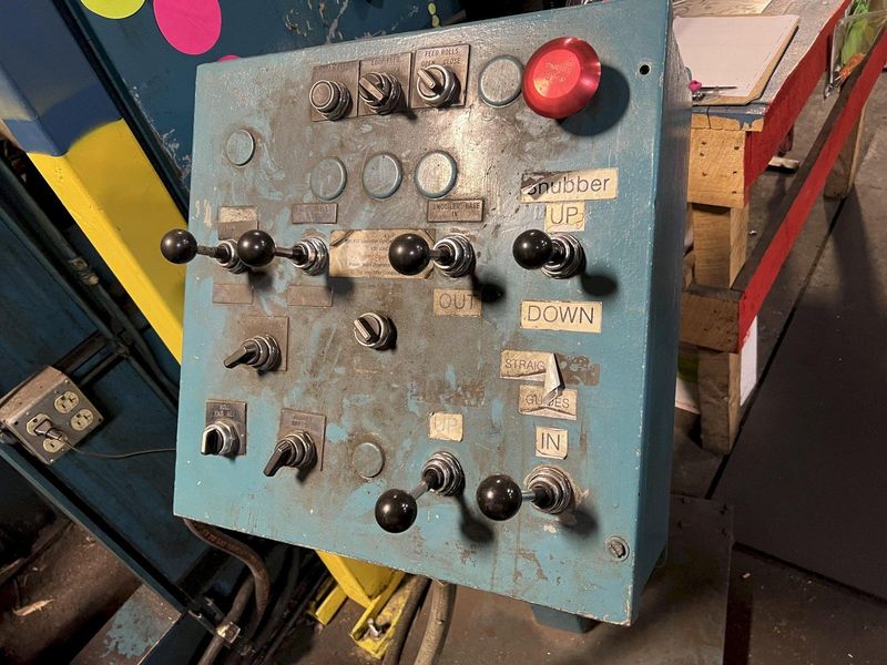 72" X .135" RBI (RED BUD INDUSTRIES) MODEL #SM6-72 AUTOMATIC CUT-TO-LENGTH (CTL) BLANKING LINE: