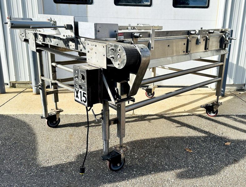 Burford Corp Model: SO72846  |   S.S. Bi-Directional Accumulation Table w/ 2-Motors