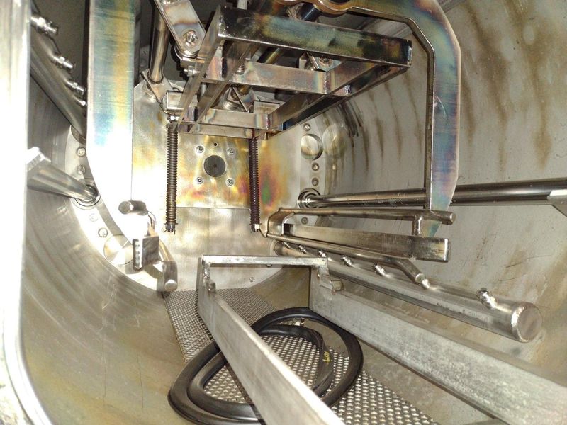 EXTRUDE HONE / SURFTRAN MODEL #STR-1 HIGH PRESSURE WASHER & DEBURRING SYSTEM W/ STORCH DEMAGNETI