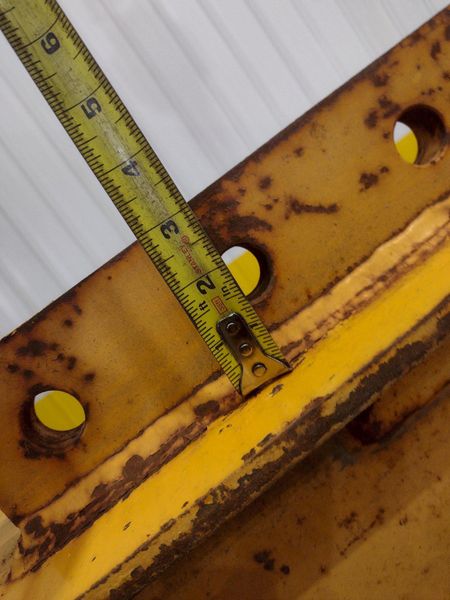 9,000 LBS X 8' LETELLIER CRANE SPREADER BAR LIFTING BEAM: STOCK #22641