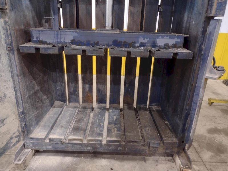 60" X 48" X 30" MAX-PAK MODEL #MP-60-E VERTICAL HYDRAULIC CARDBOARD BALER: STOCK #23656