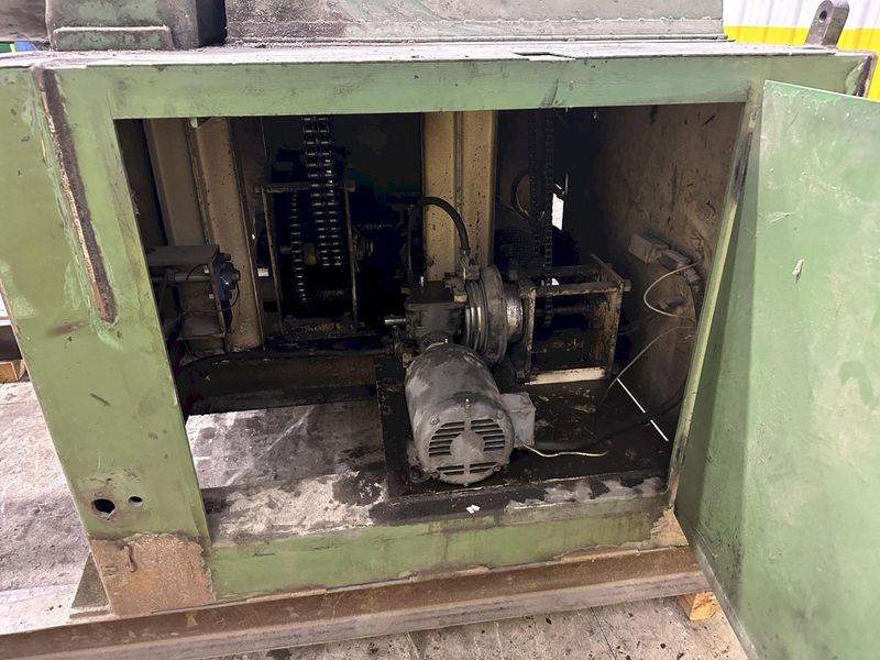 12,000 LB X 50" ROWE MODEL #12050-DSV MOTORIZED COIL REEL UNCOILER & COIL CAR: STOCK #21979