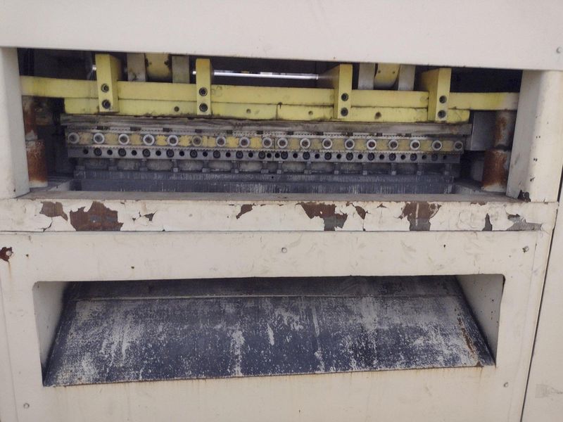 48” WIDE x 30 HP MECHANICAL IN-LINE COIL PRESS & SHEAR WITH PLC VARIABLE SPEED DRIVE: STOCK #229