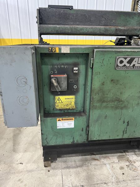 550 kW ALPHA-1 INDUCTION HEAT POWER SOURCE, COIL MODULE STATION & CONTROLS: STOCK #19947