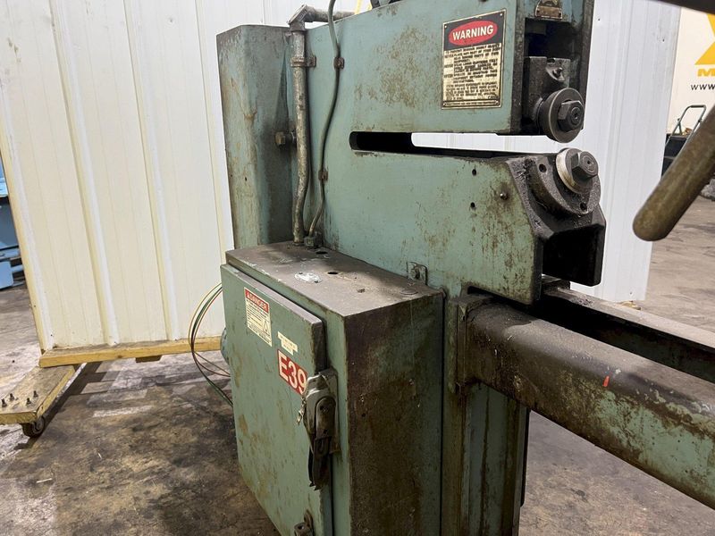 60" X 10 GAUGE NIAGARA MODEL #31-ARC MECHANICAL CIRCLE SHEAR : STOCK #19317