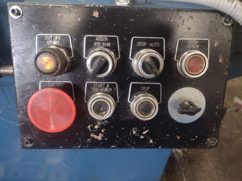 1/4" PATTERSON MODEL #1975 WIRE STRAIGHTENER & CUTOFF MACHINE: STOCK #16362