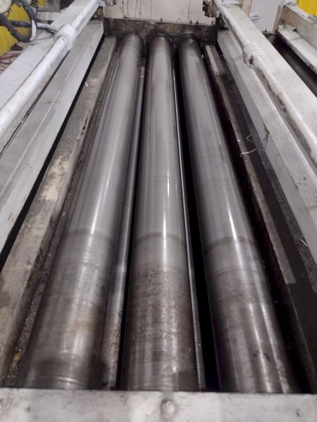 48" x 14 GA ROWE 7 ROLL POWERED COIL STRAIGHTENER: STOCK #22749