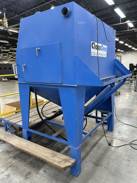 6′ x 4′ x 40″ Full Top Open Abrasive Blast Cabinet System w/ Dust Collector