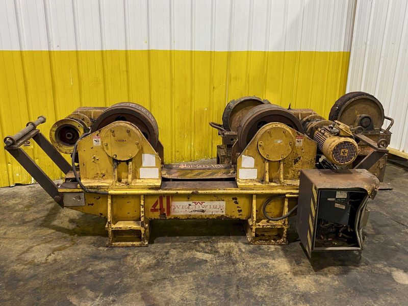 60 TON WELDWIRE MODEL #WER-60  POWERED TANK TURNING ROLLS WITH IDLER: STOCK #16907