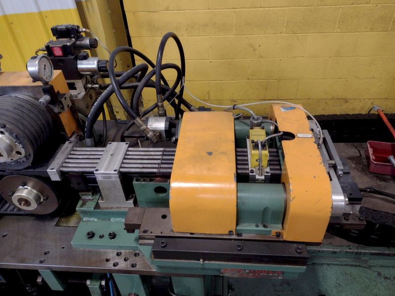 BURR OAK MODEL #VBHB RETURN TUBE BENDER & MODEL #MTCO STRAIGHTENER FEEDER: STOCK #15868