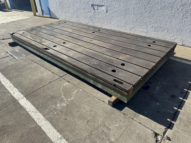 80" X 157" X 13" G & L T SLOTTED FLOOR PLATE:  STOCK #76803