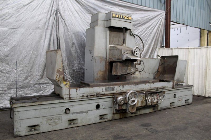 24" X 96" X 30" MATTISON HORIZONTAL SURFACE  GRINDER: STOCK #58851