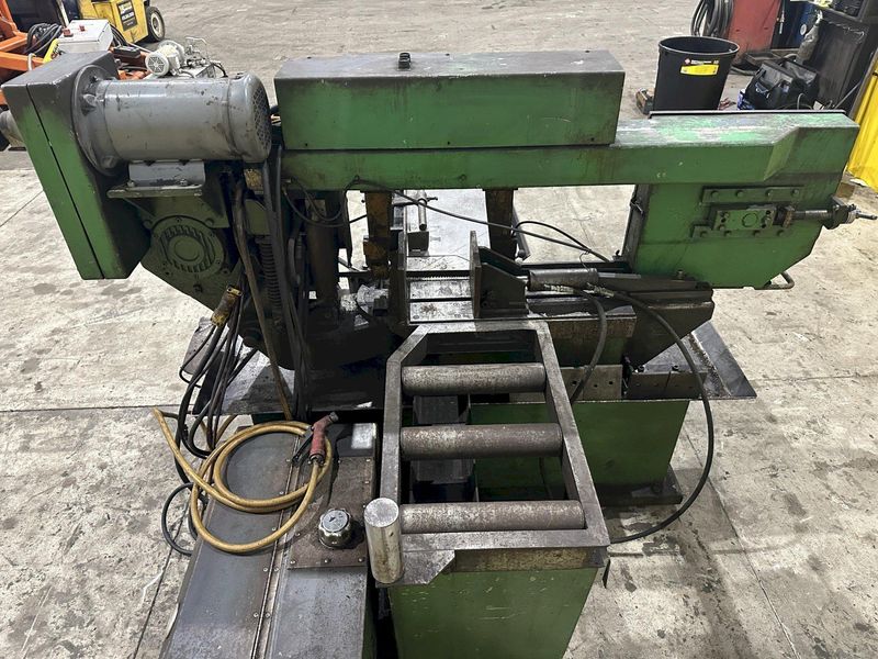 13" X 18" HYD-MECH MODEL #S-20P SWIVEL MITRE HORIZONTAL BANDSAW: STOCK #22384