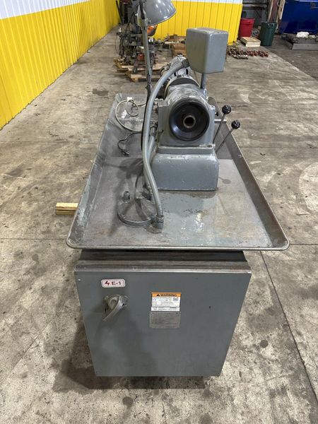 9" X 28" HARDINGE DV-59 LATHE WITH THEMAC ID GRINDER SPINDLE : STOCK #22733