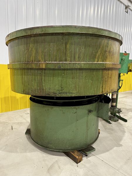 12 FT HAMMOND ROTO-FINISH MODEL #ST-12 ROTARY BOWL VIBRATORY PARTS DEBURRING FINISHER: STOCK #20
