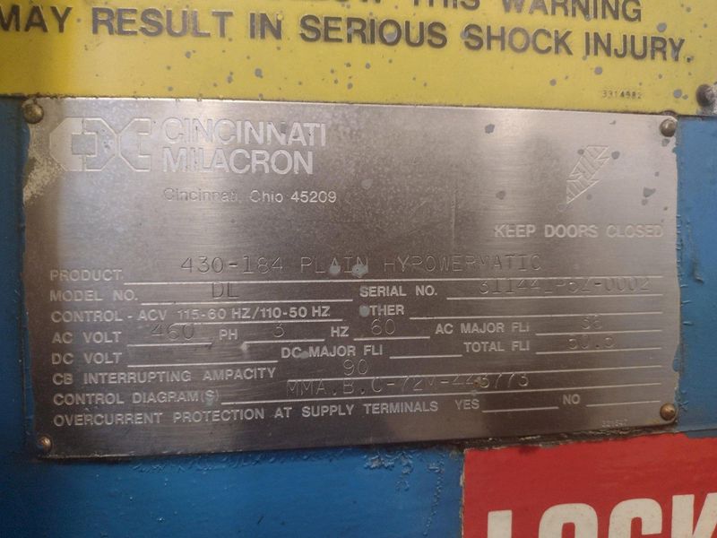 18" X 80" CINCINNATI MODEL #430-184 SIMPLEX HYPOWERMATIC PRODUCTION MILL: STOCK 15043