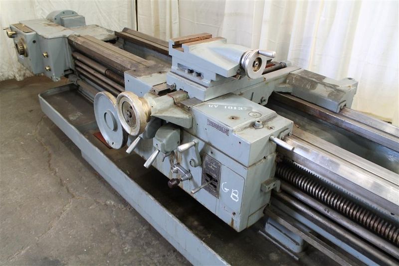 28" X 96" & 240" LODGE & SHIPLEY HOLLOW SPINDLE ENGINE LATHE, 12-5/8" HOLE: #10924