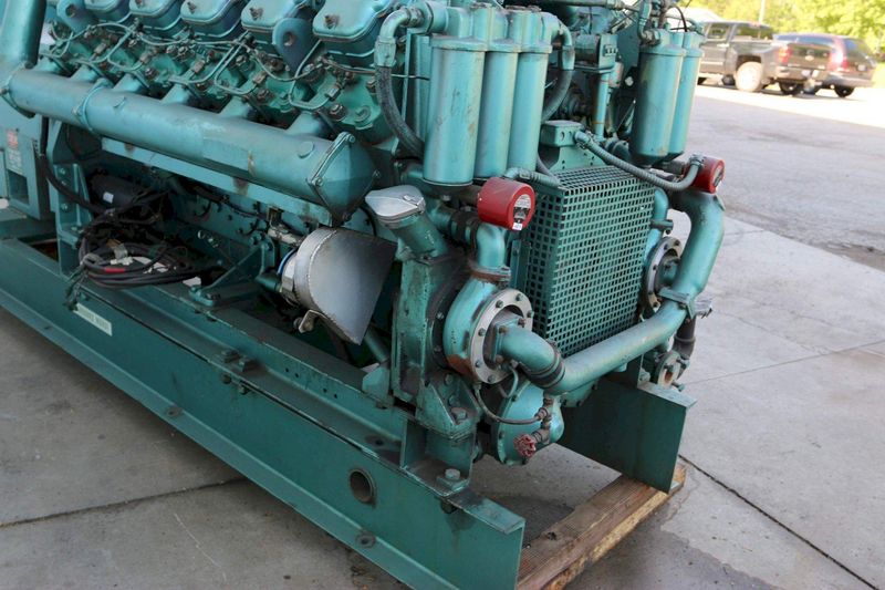 500 KW FAIRBANKS MORSE MODEL 500T-12V STAND BY DIESEL GENERATOR: STOCK