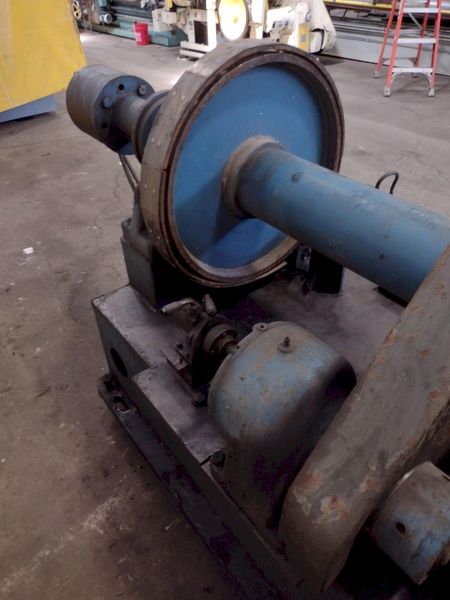 30,000 LBS X 48" YODER PULL OFF UNCOILER / COIL REEL: STOCK #16920