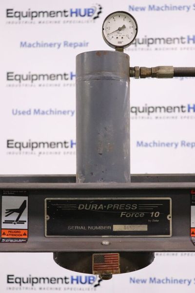 Dake Dura Press Force 10 Ton Electrically Operated Hydraulic Powered Press