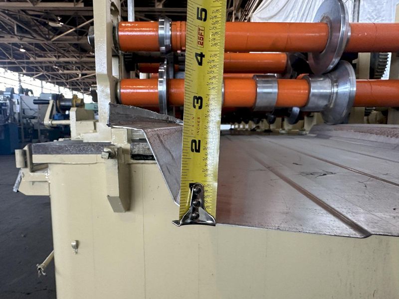 10 STAND X 3.5" ARBOR X 42" BRADBURY RAFTED STANDING SEAM 360/ STANDING SEAM PANEL II ROLLFORMER