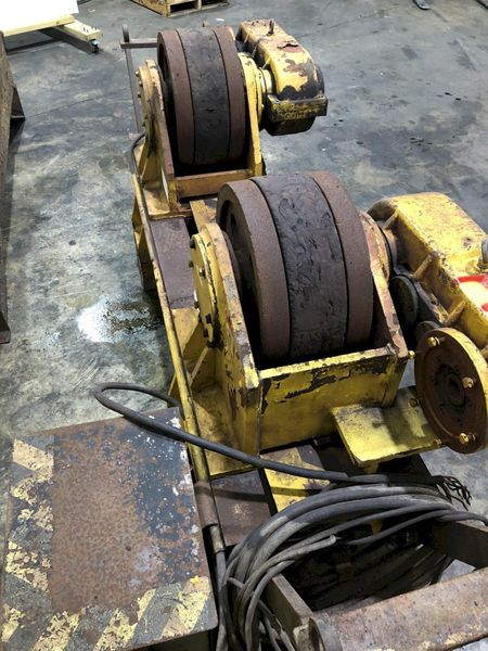 60 TON WELDWIRE MODEL #WER-60  POWERED TANK TURNING ROLLS WITH IDLER: STOCK #16905