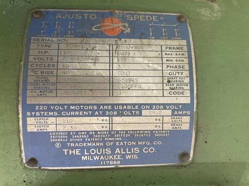45 TON NIAGARA MODEL #SA2-45-42-24 SSDC PRESS 2.5" STROKE: STOCK 15051