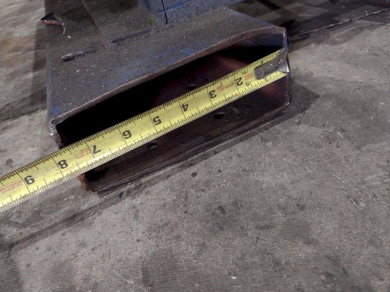 1 YARD X 6,000 LBS VESTIL MODEL #D-HOP-100-HD SELF DUMPING HOPPER: STOCK #22488