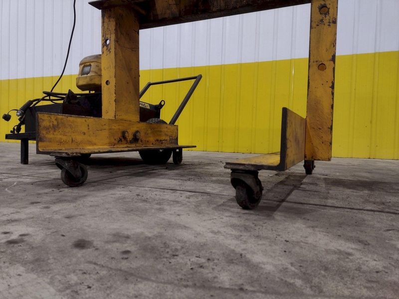 50 TON ENERPAC HYDRAULIC H-FRAME PRESS: STOCK #22364