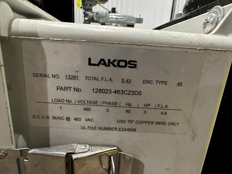 65 GPM X 3 HP LAKOS FILTRATION PUMP & STRAINER: STOCK #21909