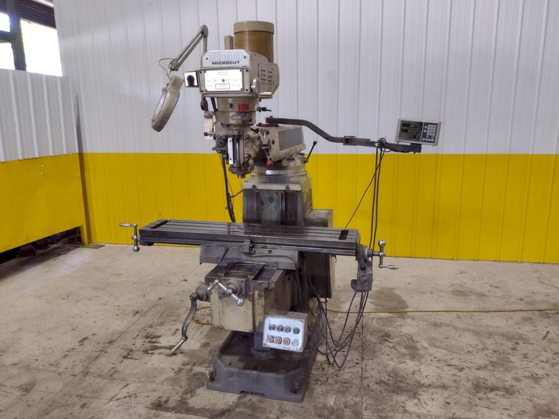 3 HP MICROCUT MODEL #1050 VERTICAL KNEE MILL: STOCK #21731