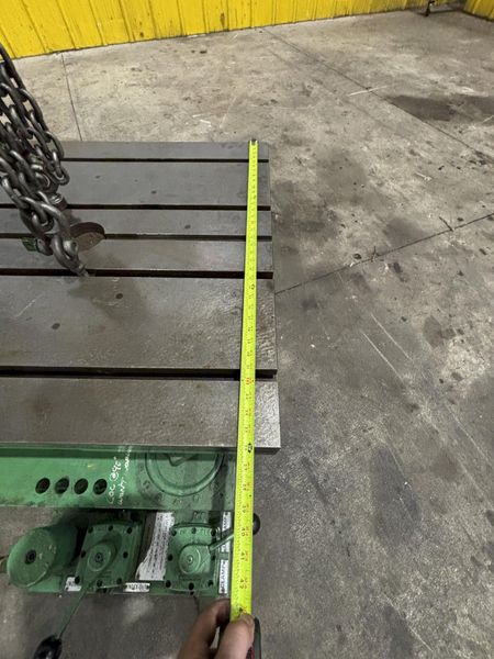 36" X 48" GIDDINGS & LEWIS AIR LIFT ROTARY TABLE: STOCK #23587