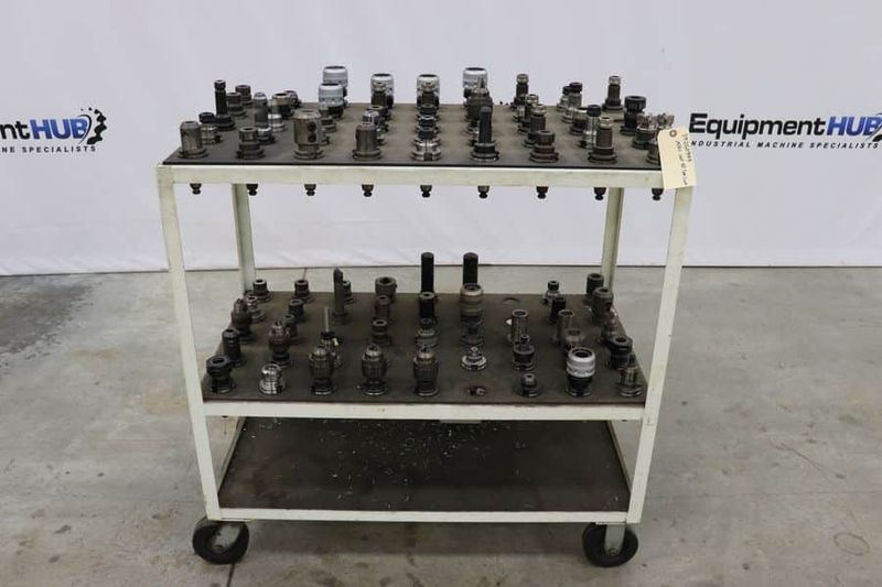 (85) Assorted CAT 40 Tool Holders in Cart