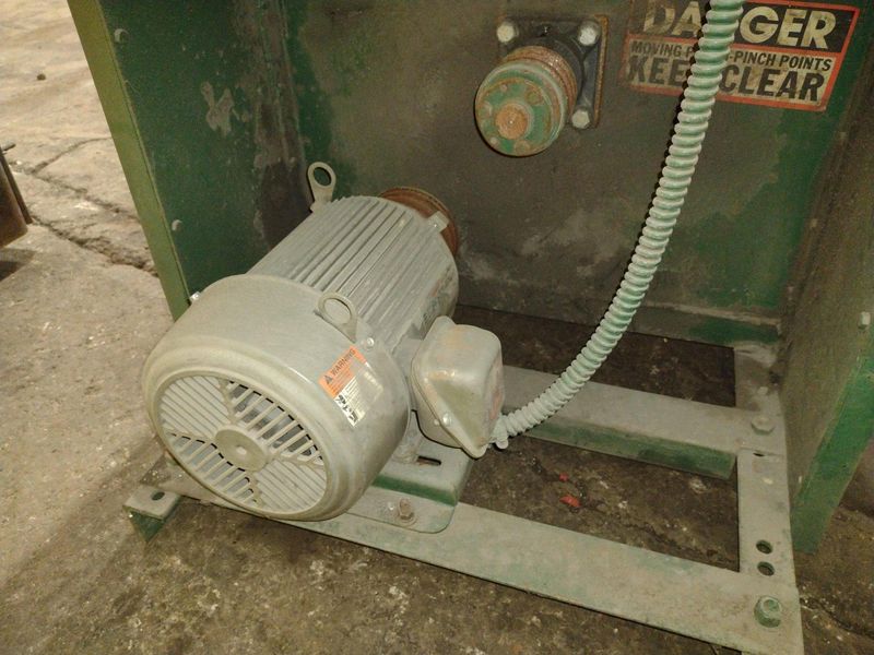 5.2 CU FT WALKER PEENIMPAC MODEL #S-5.2 ROTARY BASKET SHOT BLAST MACHINE: STOCK 17426