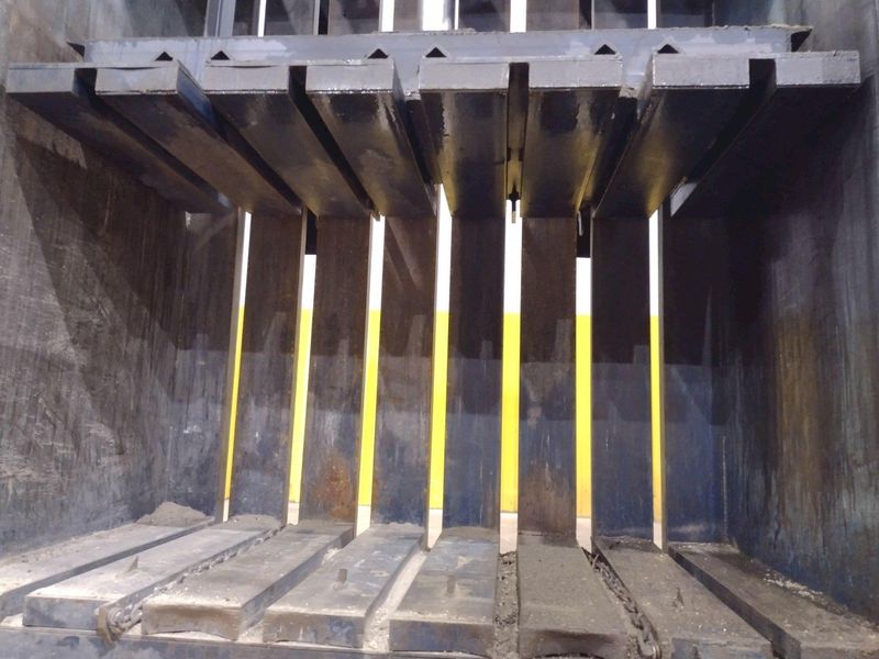 60" X 48" X 30" MAX-PAK MODEL #MP-60-E VERTICAL HYDRAULIC CARDBOARD BALER: STOCK #23656