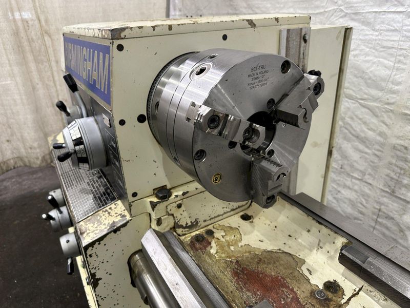 18"X 120" BIRMINGHAM  MODEL # DL18120 GAP BED ENGINE LATHE: STOCK #77942