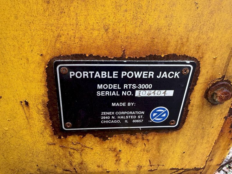 (4)  ZENEX CORPORATION MODEL RTS-3000 PORTABLE ELECTRIC POWER VEHICLE LIFT JACKS: STOCK #17222