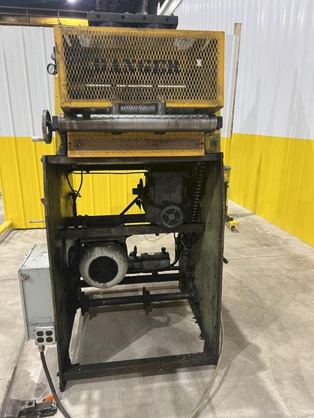 24" x .25" BRATTAN MODEL #10H-250-24W-60D-13000 MOTORIZED COIL STRIP STRAIGHTENER: STOCK #20252