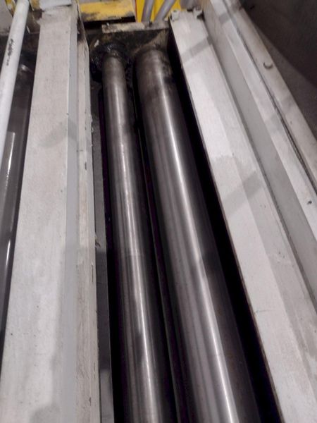 48" x 14 GA ROWE 7 ROLL POWERED COIL STRAIGHTENER: STOCK #22749