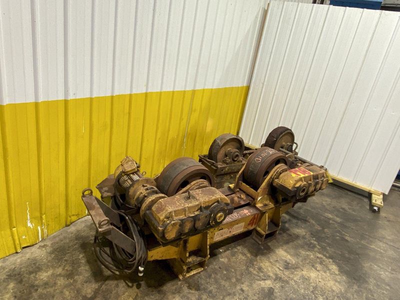 60 TON WELDWIRE MODEL #WER-60  POWERED TANK TURNING ROLLS WITH IDLER: STOCK #16907