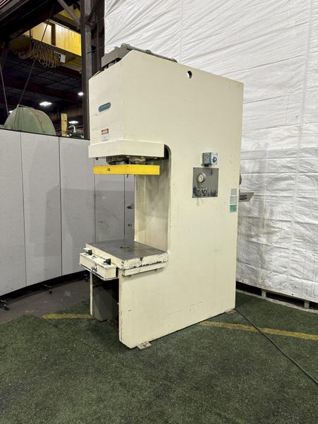 75 TON GREENERD HYDRAULIC C FRAME PRESS: STOCK #77671