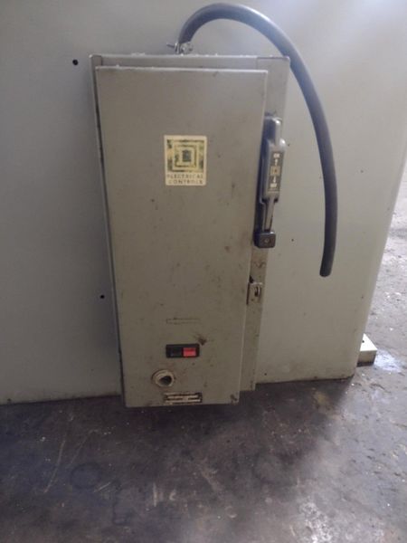 12 TON ANDERSON MODEL #HP0167 HYDRAULIC STRAIGHTENING PRESS: STOCK 17379