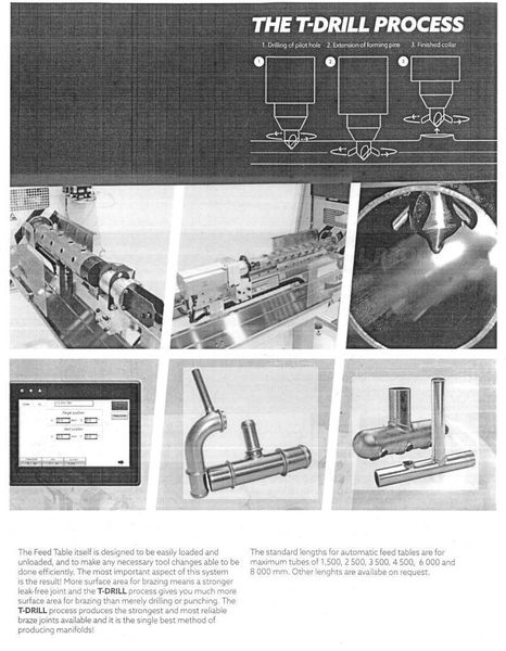 T-DRILL TUBE COLLAR MACHINE