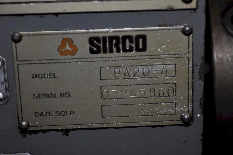 20" x 72" SIRCO GAP BED ENGINE LATHE