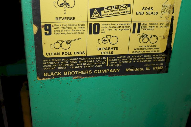 BLACK BROTHERS ROLL COATER: STOCK #62381