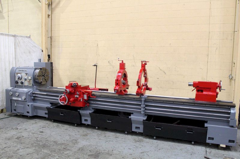 24" X 164" DAINICHI GAP BED ENGINE LATHE: STOCK # 73049