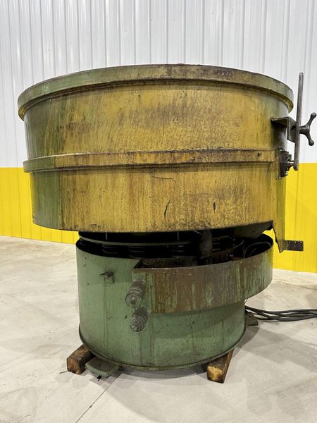 12 FT HAMMOND ROTO-FINISH MODEL #ST-12 ROTARY BOWL VIBRATORY PARTS DEBURRING FINISHER: STOCK #20