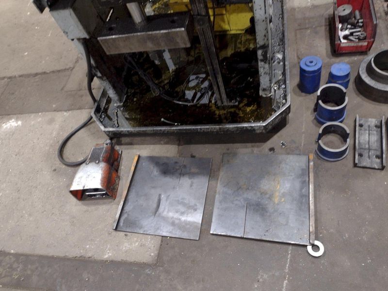 3" (50 TON) ARISTO MODEL #A-680-HD  TUBE EXPANDER & REDUCER END FORMING MACHINE: STOCK #19000