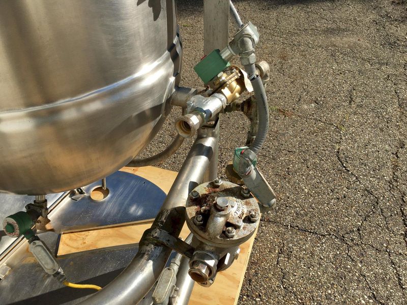 Groen DTA/3-60
 60-Gallon 2/3-Jacketed Cooker/Mixer
With Twin Shaft Agitators