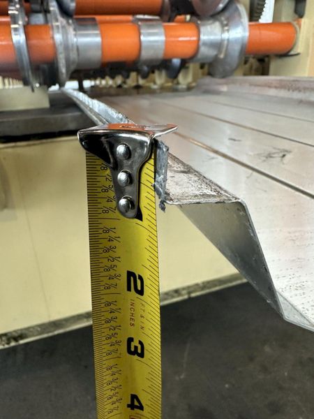 10 STAND X 3.5" ARBOR X 42" BRADBURY RAFTED STANDING SEAM 360/ STANDING SEAM PANEL II ROLLFORMER